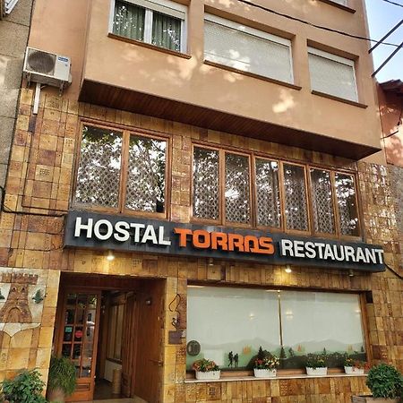 Hostal Torras Sant Hilari Sacalm Esterno foto