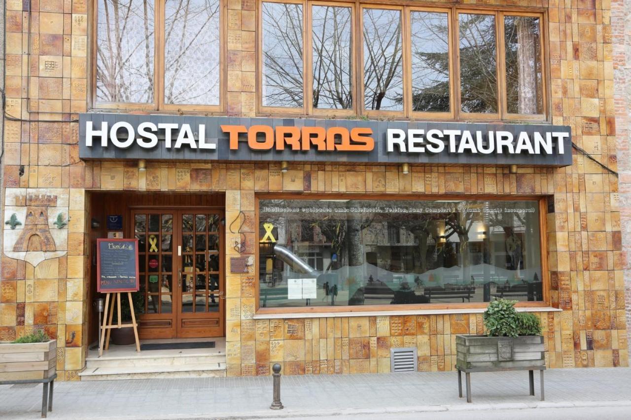 Hostal Torras Sant Hilari Sacalm Esterno foto